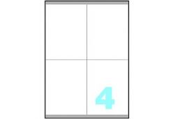 ETICHETTE ADESIVE A4 105X148 100FOGLI