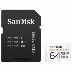 SDXC SANDISK MICRO 64GB HIGH ENDURANCE VIDEO 100/40MB/s SDSQQNR-064G-GN6IA