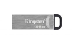 USB disk Kingston 128GB DT Kyson, 3.2 Gen1, 200/60MB/s, kovinski, brez pokrovčka - DTKN/128GB