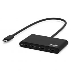 HUB PORT USB-C, 3 x USB-C +1X USB-C, 3xUSB Type C 3.1 Gen 1 - 900147