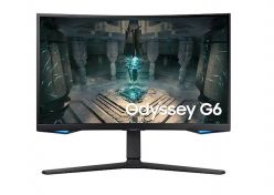 Monitor Samsung 27" G65B Odyssey G6 ukrivljen, VA, 2560x1440, 2x HDMI, DP, USB, Wi-Fi, 240Hz - LS27BG650EUXEN