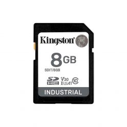 SDHC Kingston 8GB Industrial, do 100MB/s, Class 10, UHS-I, U3, V30, A1 - SDIT/8GB