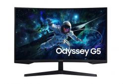 Monitor Samsung 32" G55C Odyssey G5 ukrivljen, VA, 2560x1440, HDMI, DP - LS32CG552EUXEN