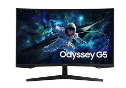 Monitor Samsung 27" G55C Odyssey G5 ukrivljen, VA, 2560x1440, DP, HDMI - LS27CG552EUXEN