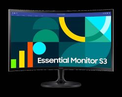 Monitor Samsung 24" S36GD S3 ukrivljen, VA, 1920x1080, HDMI, VGA - LS24D360GAUXEN