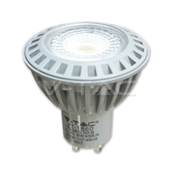 LAMPADINA LED V-TAC 6W=50W  FARETTO SPOTLIGHT GU10 PREMIUM GRIGIO