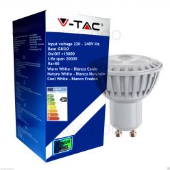 LAMPADINA LED V-Tac 5W =50W FARETTO SPOTLIGHT GU10