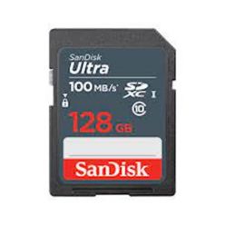  SDXC SANDISK 128GB ULTRA, 100MB/s 