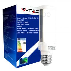 LAMPADINA LED V-Tac E27 6 WATT = 60 WATT TOWER PL - LAMPADA ORIZZONTALE