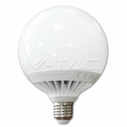 LAMPADINA LED V-Tac E27 15 WATT GLOBO G120-Bianco Freddo