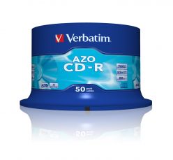 VERBATIM CD-R 52x Azo Crystal tortica 50 kosov 43343