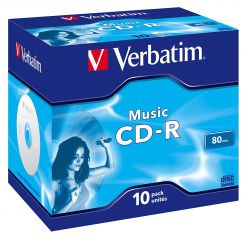 VERBATIM CD-R AUDIO MUSIC - 43365 10 kosov
