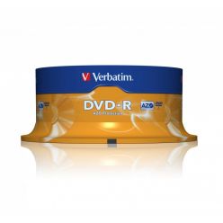 DVD-R VERBATIM AZO 16X 4.7GB tortica 25 kosov 43522