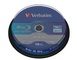 BD-R VERBATIM DUAL LAYER 50GB 6X TORTICA 10 KOSOV BLU-RAY
