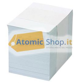 CUBETTO DI FOGLI BIANCHI PER APPUNTI NON INCOLLATI 9X9X9