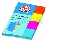 OEM Segnalibri Colorati STICKY NOTES 20x50mm 4X40