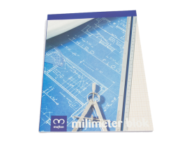 BLOCCO MILLIMETRATO BLOCK NOTES A4  