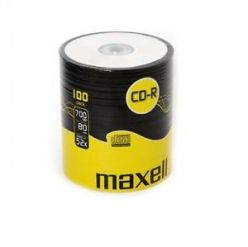 MAXELL CD-R 80 minuti 700mb in shrink da 100 pezzi
