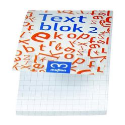 BLOCCO COLLATO BLOCK NOTES 7X11CM QUADRETTI 5mm