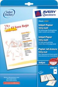 AVERY Zweckform Carta Fotografica Classic A4 120G Inkjet Matt Opaca 50 fogli 2596