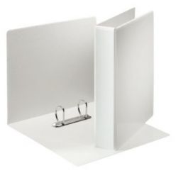 RACCOGLITORE ad ANELLI A4 2 anelli 7 CM IN PVC BIANCO