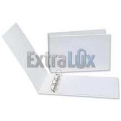 RACCOGLITORE ad ANELLI A3 4 anelli IN PVC BIANCO