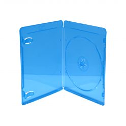 MEDIARANGE BOX CUSTODIA BD BLU-RAY 7mm SINGOLO BLU