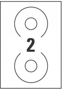 NALEPKE A4 ZA CD FI 117MM 100 LISTOV S-CD