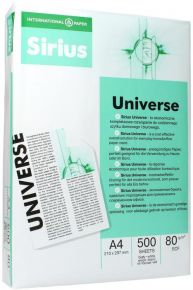 CARTA PER FOTOCOPIE SIRIUS UNIVERSE A4 80G  