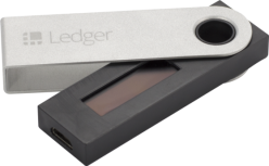 CHIAVETTA BITCOIN PER CRIPTOVALUTE LEDGER NANO S