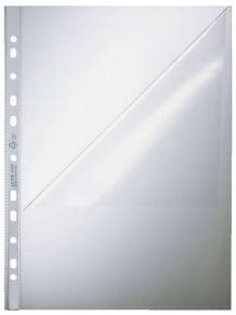 BUSTA A FORATURA TRASPARENTE A4 Con Apertura a L LEITZ 4797 in confezione da 100 Pezzi 