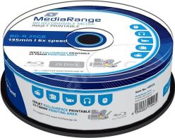 BD-R MEDIARANGE 25GB 6X HTL INKJET FULLSURFACE PRINTABLE TORTICA 25 KOSOV BLU-RAY