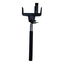 MediaRange Braccio Telescopico Selfie-Stick Universale per Smartphone, con Cavo 