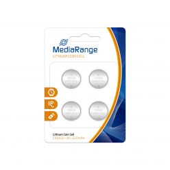 MediaRange Batterie al Litio Coin Cells PILE BOTTONE CR2032 3v Pack 4 pz