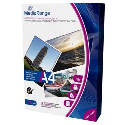 Carta Fotografica Mediarange Laser Opaca formato A4 120g mrink106 100 Fogli