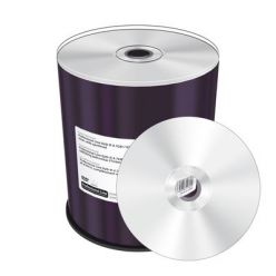 Professional Line DVD-R 4.7GB 120min 16x speed inkjet fullsurface Silver printable ARGENTO