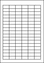 ETICHETTE ADESIVE A4 SOREX 30X15 030015 1/100