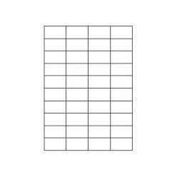 ETICHETTE ADESIVE A4 52,5X29,7 100FOGLI S-21