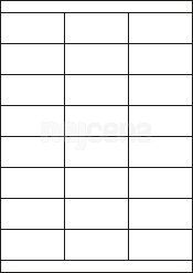 ETICHETTE ADESIVE A4 70X33,8 100FOGLI S-43