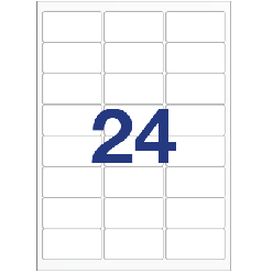 ETICHETTE ADESIVE 24 pz 70X41 100FOGLI A4 S-47