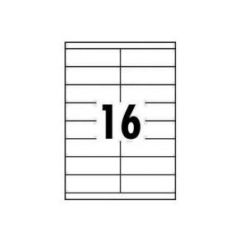 ETICHETTE ADESIVE A4 105X33,8 100FOGLI S-63