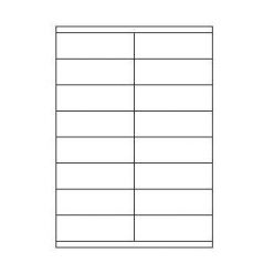 ETICHETTE ADESIVE A4 105X35 100FOGLI S-64