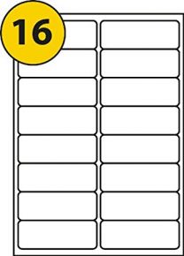 ETICHETTE ADESIVE 16 pz 105X37 100FOGLI A4 S-71