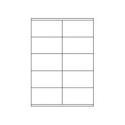 ETICHETTE ADESIVE A4 105X57 100FOGLI S-76