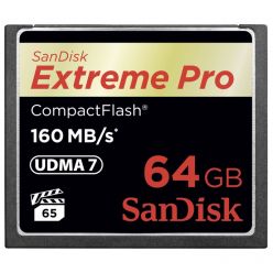 CF SANDISK 64GB EXTREME PRO UDMA7, 160/150MB/s, VPG-65 - SDCFXPS-064G-X46